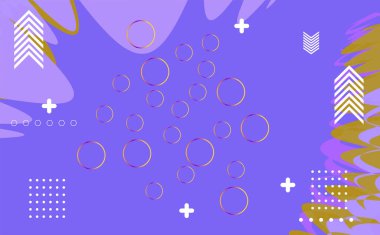 Soyut renkli geometrik afiş arkaplanı. Duvar kağıdı, şablon, poster, kitap kapağı, broşür, broşür, broşür ve broşür için vektör soyut grafik tasarım arkaplan şablonu