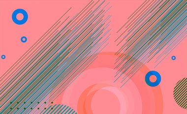 Kapak tasarımı, web sitesi, afiş, broşür için modern çember çizgisi soyut renkli tasarım,