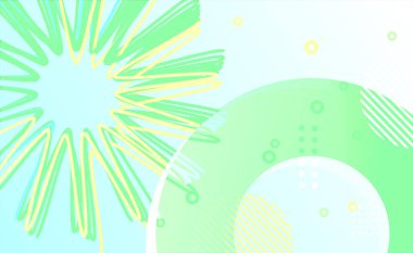 Soyut gradyan geometrik şekiller arka plan. Havalı düz vektör tasarımı