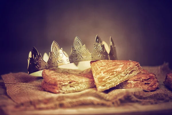 Galette Des Rois Epiphany Cake — Stock Photo, Image