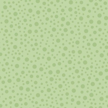 Vektör nokta polka dikişsiz desen. Pastel yeşil arka plan üzerinde izole el çizilmiş nokta. Kumaş, tekstil, kağıt, kartlar için rastgele yapı doku baskı.