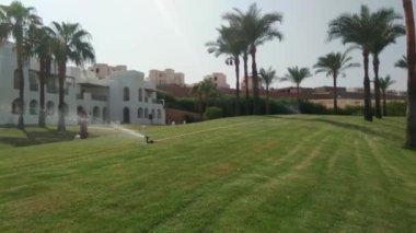 otomatik sulama sistemi yeşil çim çim sulama