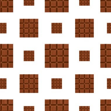 Çikolata parçaları Dikişsiz desen arka kapatmak.