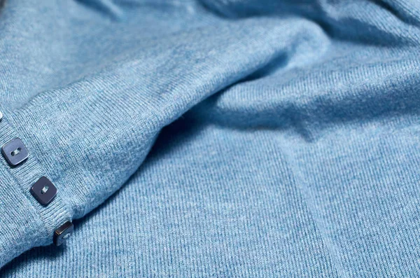 Makro Fotoğraf Kumaş Desen Tekstil Giyim Alan Sığ Derinliği Ile — Stok fotoğraf