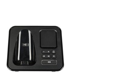 Modern sabit telsiz telefon, eski teknoloji kavramı.