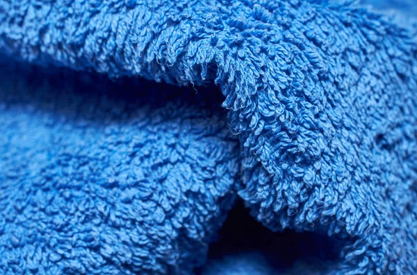 Macro photo of fabric pattern, close up of textile clothing with shallow depth of field — Stock Photo, Image