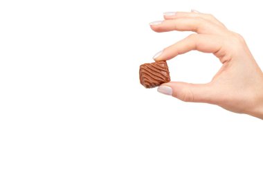 El ile çikolata şeker, şekerli tatlı tatlı