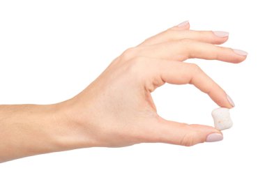 Sakız, diş bakımı, tazelik ile el.