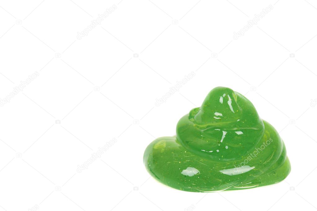 green slime for kids, transparent funny toy