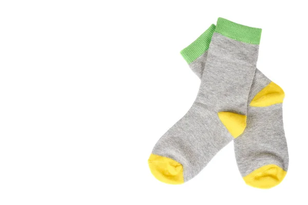 Chaussettes d'hiver chaudes pour enfants, vêtements en coton mignons — Photo