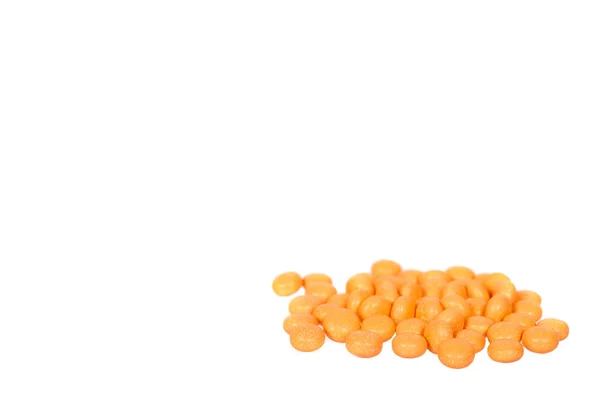 オレンジ色の薬、医療、化学ビタミン ヘルプ. — ストック写真