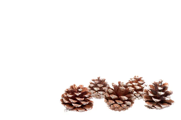 Fir cones, decorations for holidays, christmas background. — Stock Photo, Image