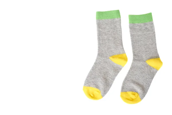 Chaussettes d'hiver chaudes pour enfants, vêtements en coton mignons — Photo