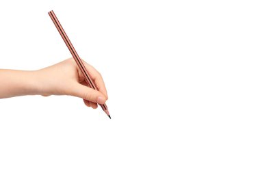 Çocuklar el kalem, çizim veya writinng hareketi ile.