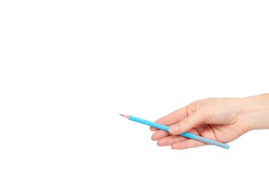 Eli kalem, çizim veya writinng hareketi ile.