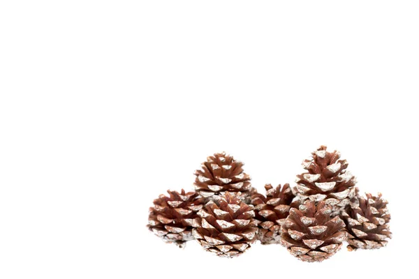 Fir cones, decorations for holidays, christmas background. — Stock Photo, Image
