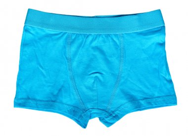 Parlak Boxer iç çamaşırı, pamuklu pantolon. Yalıtılmış arka plan