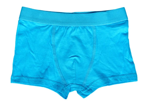 Biancheria intima boxer brillante, pantaloni di cotone. Fondo isolato — Foto Stock