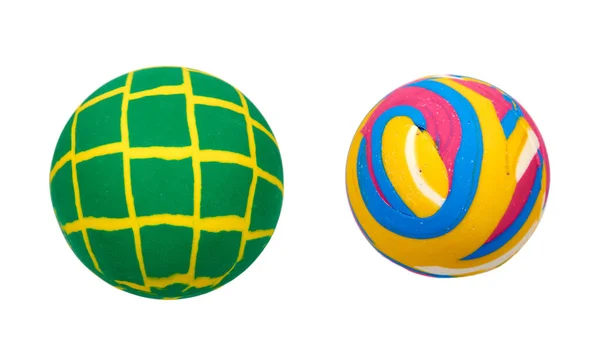 Gumi pattogó labda, szórakoztató játék, készlet és gyűjtemény. — Stock Fotó
