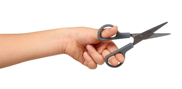 Little scissors for kids. Preschool education supply. — Stock Photo, Image