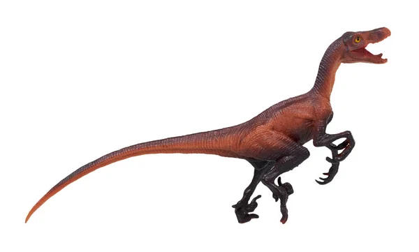 Rubber dinosaur toy. Prehistoric wild animal, danger beast. — Stock Photo, Image