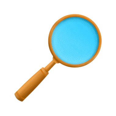 Büyüteç çizimi, optik enstrüman.