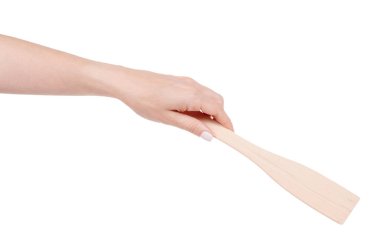 Ahşap mutfak spatulası, utesil pişirme..