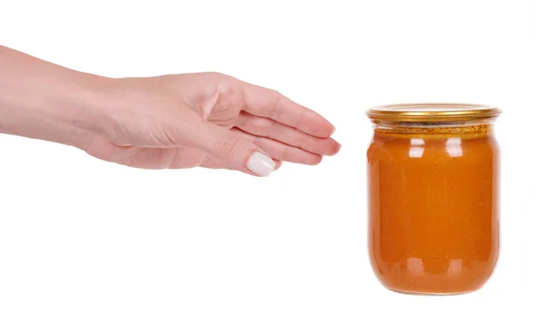 Orange Squash Carrot Sauce Preserve — Stock Photo, Image