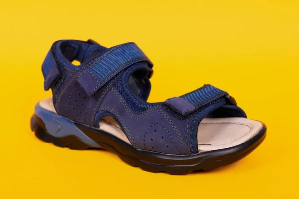 Sandalia Cuero Ortopédico Para Niños Zapatos Para Niños —  Fotos de Stock