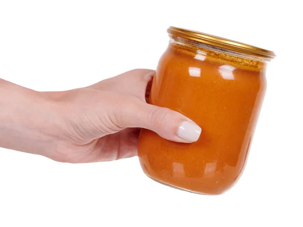 Orange Squash Carrot Sauce Preserve — Stock Photo, Image