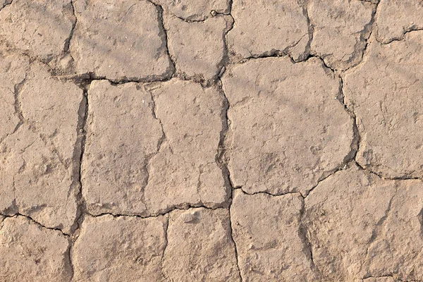 Rissige Bodenstruktur Hintergrund Trockener Boden — Stockfoto