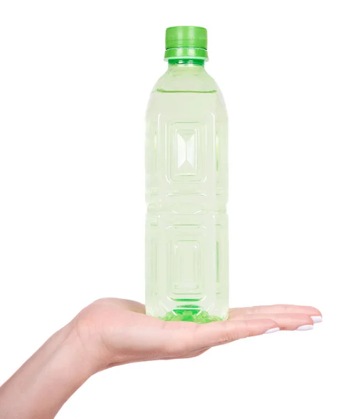 Botella Agua Verde Aislada — Foto de Stock