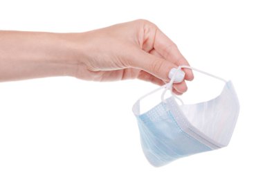 Korunmak için sağlık maskesi takın..