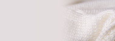 Beyaz tekstil ve doku arkaplanı.