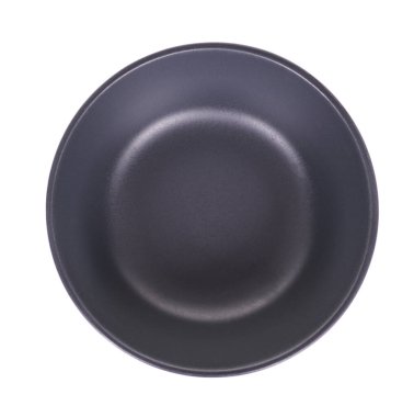 Koyu boş yuvarlak kase, seramik mutfak bulaşık takımı.