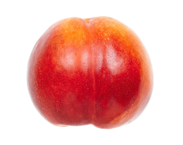 Fresh Raw Peach Fruit Isolated — Stock Photo, Image