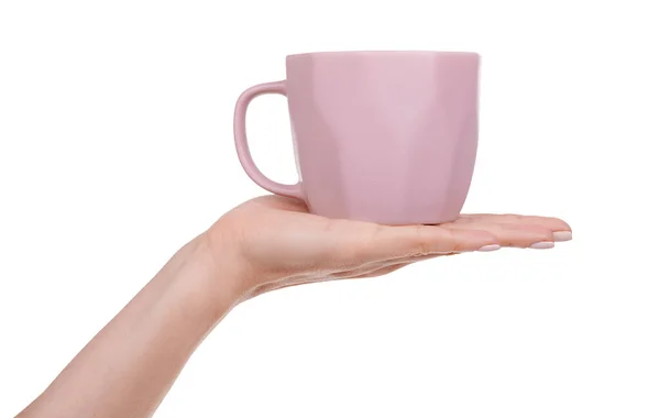 Фиолетовая Глиняная Чашка Чая Высокое Качество Фото — стоковое фото