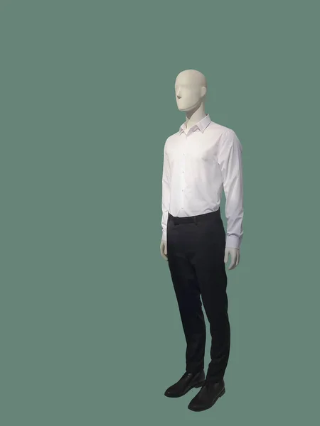 Mannequin Homme Pleine Longueur Vêtu Vêtements Décontractés Isolé Aucun Nom — Photo