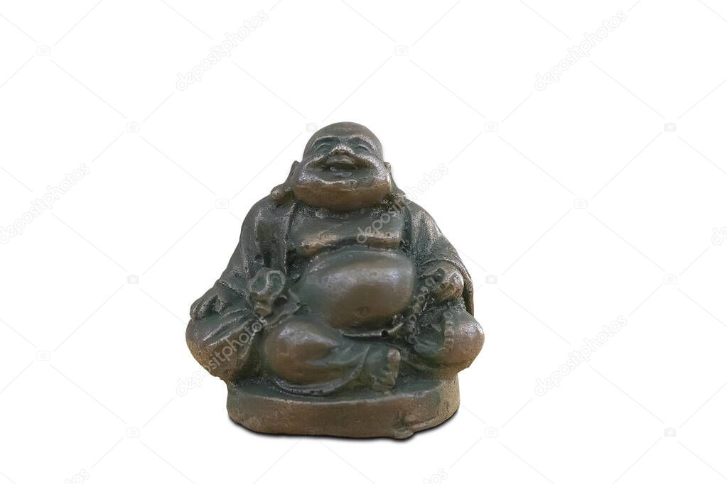 Bronze Buddha sculpture.