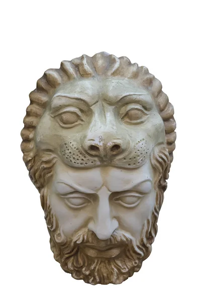 Hercules Greek wall mask. — Stock Photo, Image