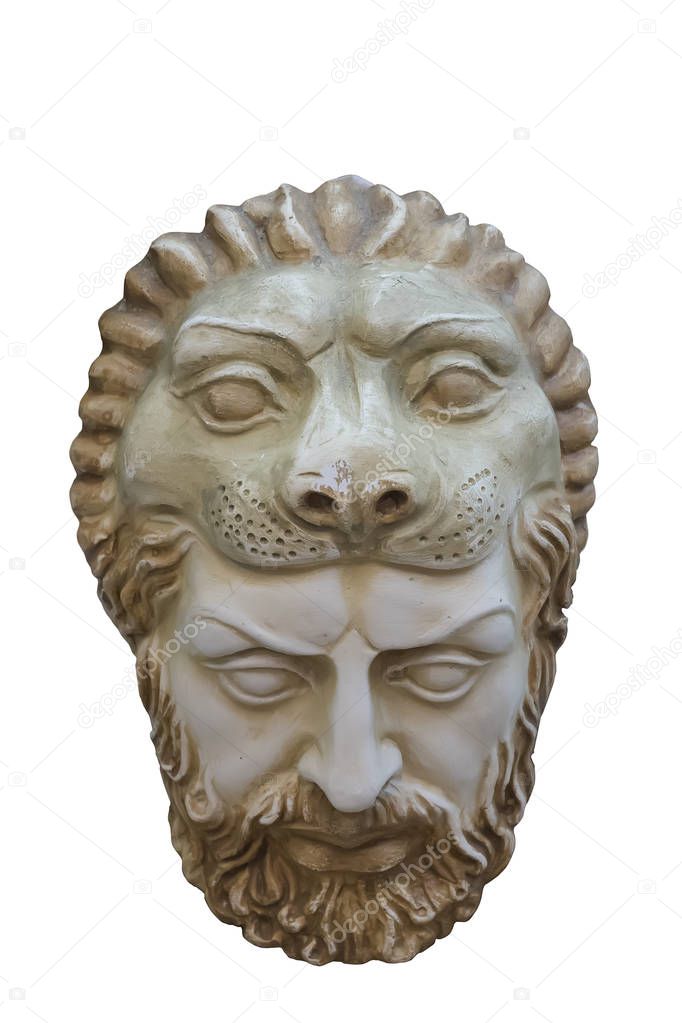 Hercules Greek wall mask.