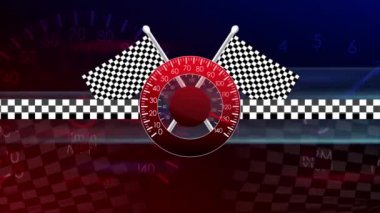 Formula 1 arabasının bayrağı