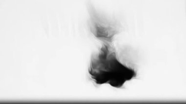 Dijital mürekkep kanaması geçiş animasyon görüntüleri