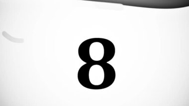 Bilgisayar tarafından oluşturulan geri sayım, grafik canlandırması