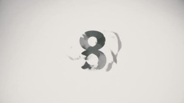 Bilgisayar tarafından oluşturulan geri sayım, grafik canlandırması