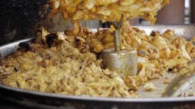 Delicious Indian Street Food Preparation in Motion