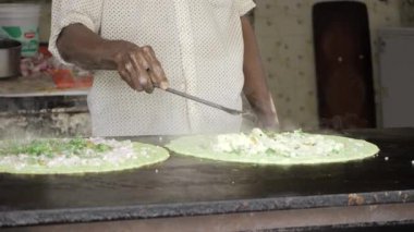 Captivating Indian Street Food Preparation in Motion