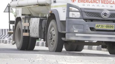 Emergency Medical A396 - Tire Tracks on the Road