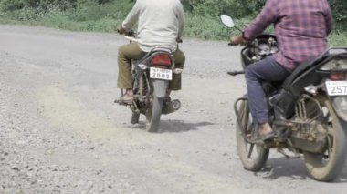 Motorcycle Riding through the Rock-Riddled Road - A Journey through India's Wilderness