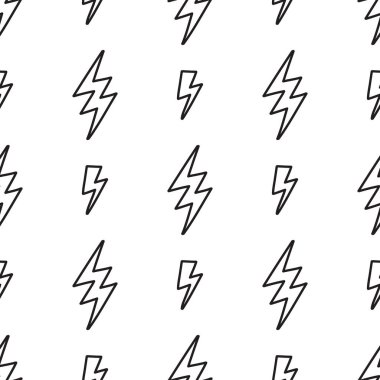 Yıldırımlarla soyut pop sanat modelleri. Moda gök gürültüsü arkaplanı.